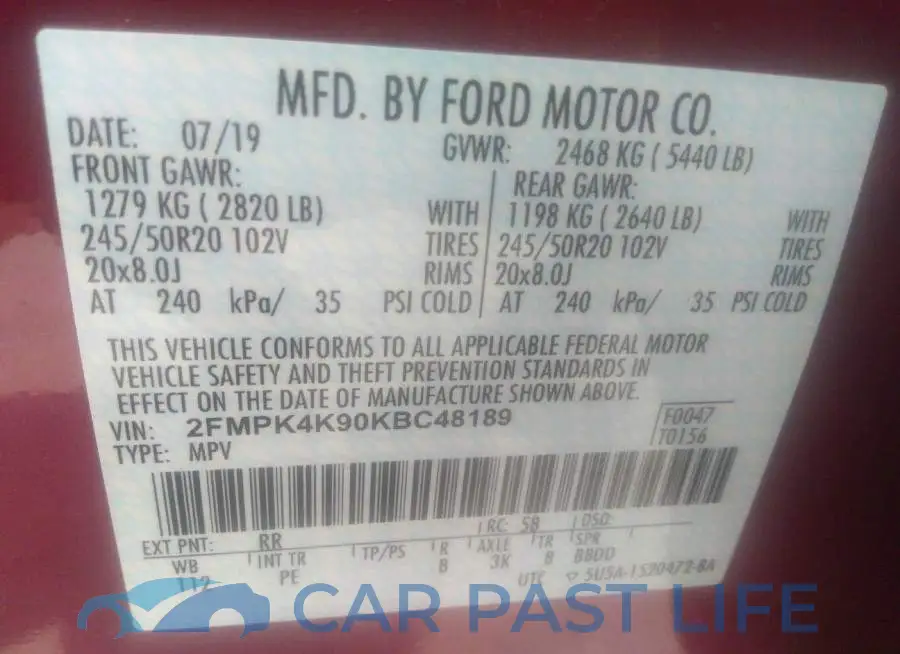 2FMPK4K90KBC48189# 9