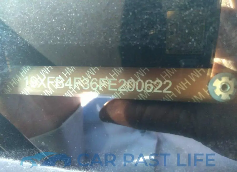 19XFB4F36FE200622# 9