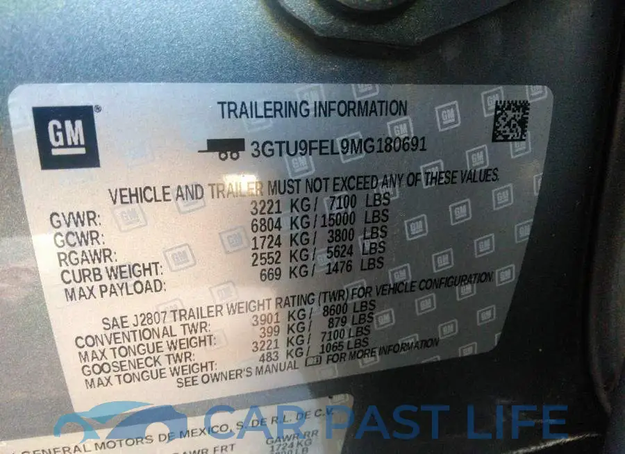 3GTU9FEL9MG180691# 9
