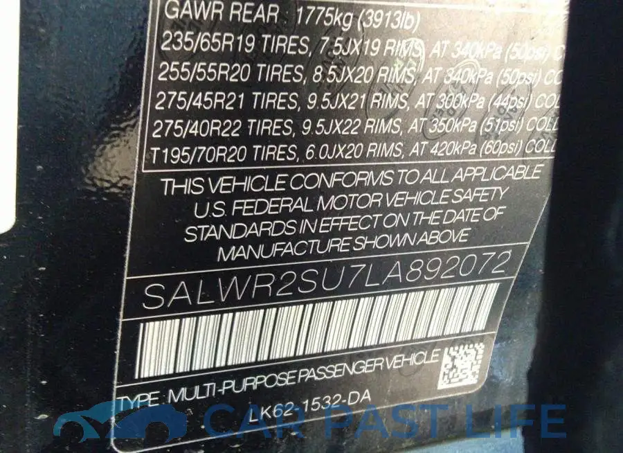 SALWR2SU7LA892072# 9