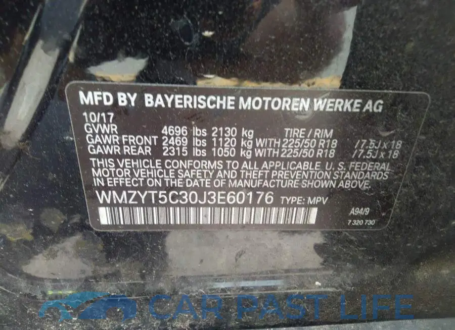 WMZYT5C30J3E60176# 9