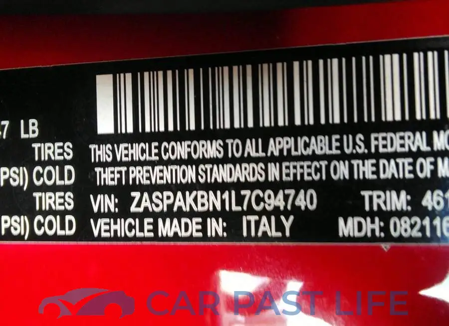 ZASPAKBN1L7C94740# 9