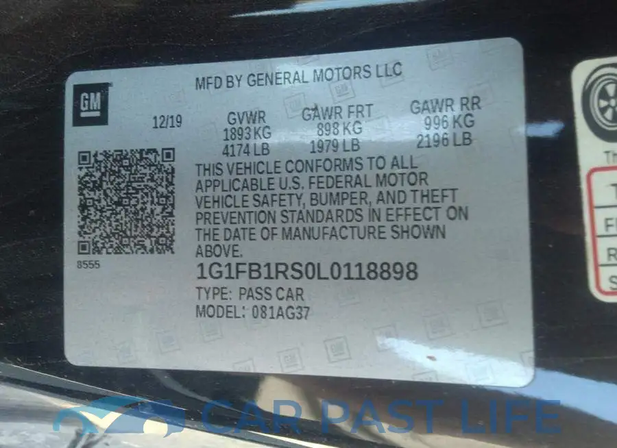 1G1FB1RS0L0118898# 9