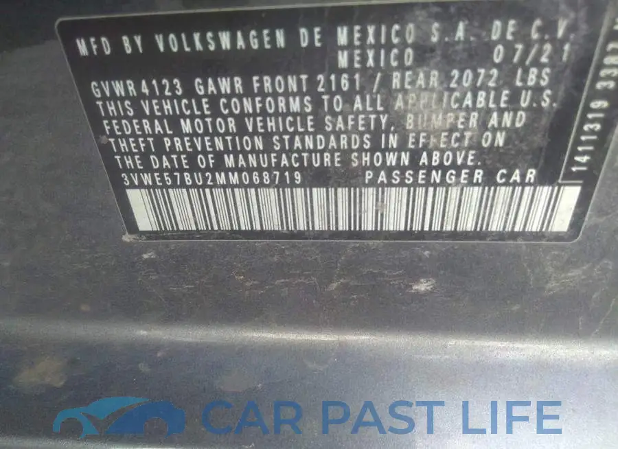 3VWE57BU2MM068719# 9
