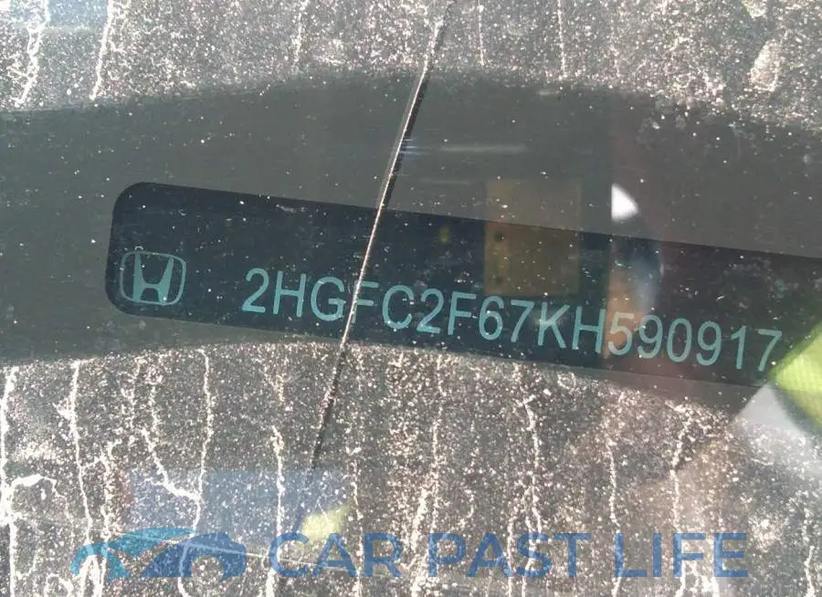 2HGFC2F67KH590917# 9