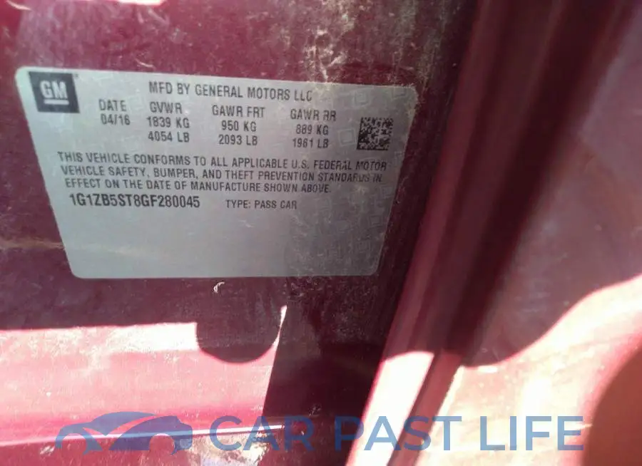 1G1ZB5ST8GF280045# 9