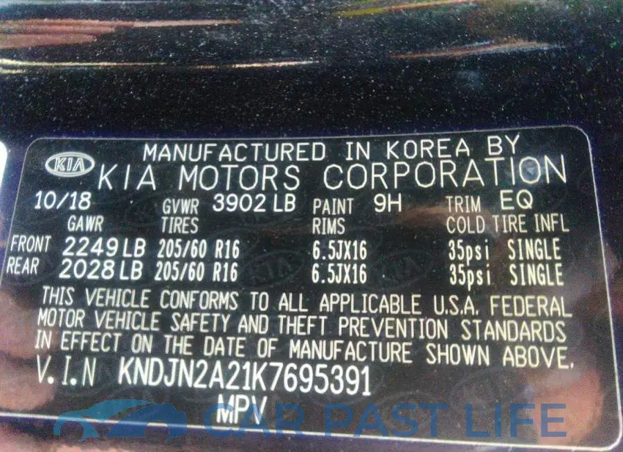 KNDJN2A21K7695391# 9