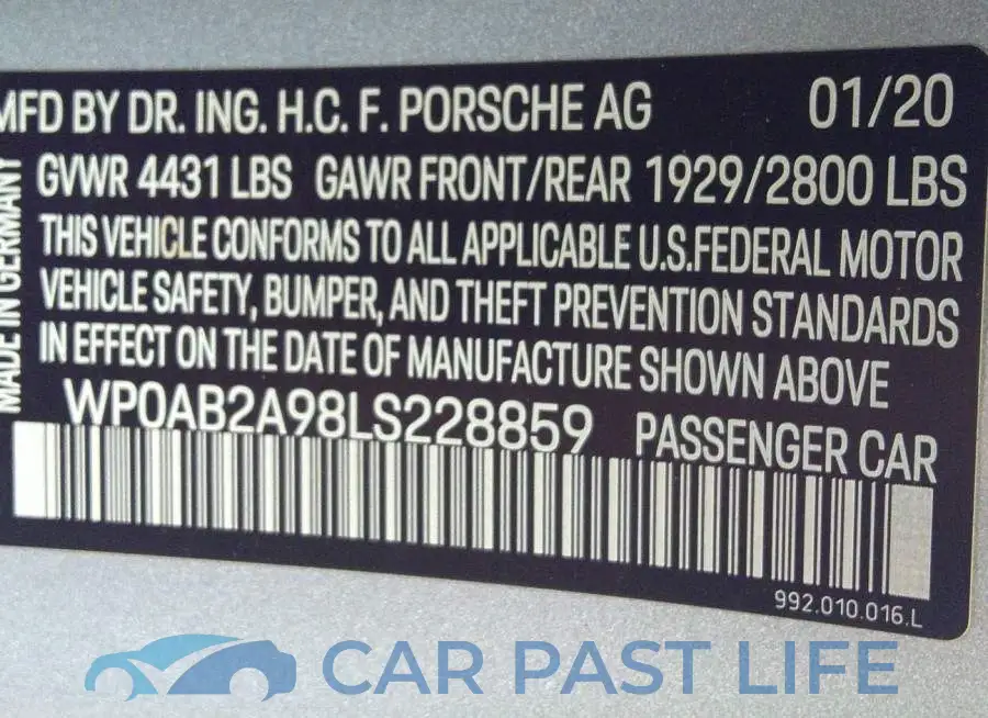 WP0AB2A98LS228859# 9