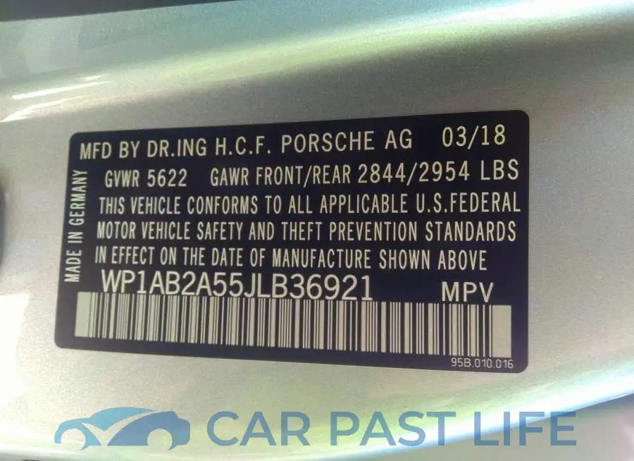 WP1AB2A55JLB36921# 9