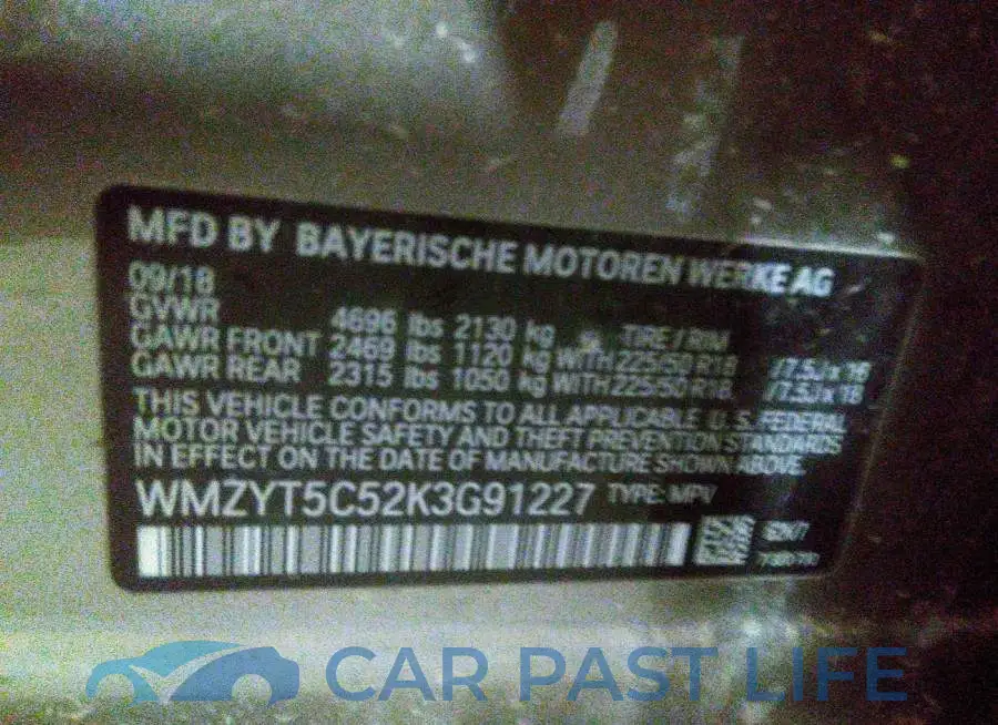 WMZYT5C52K3G91227# 9