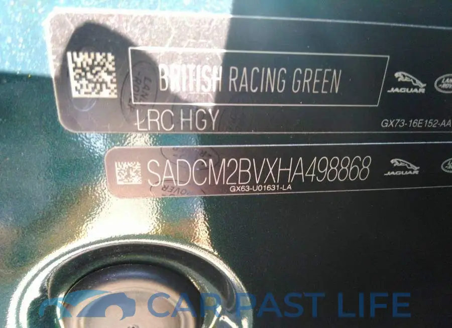 SADCM2BVXHA498868# 9
