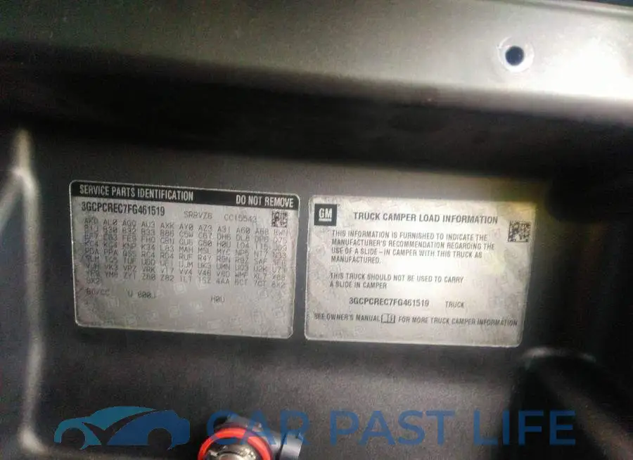 3GCPCREC7FG461519# 9