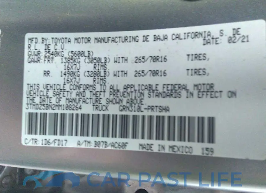 3TMDZ5BN2MM108264# 9