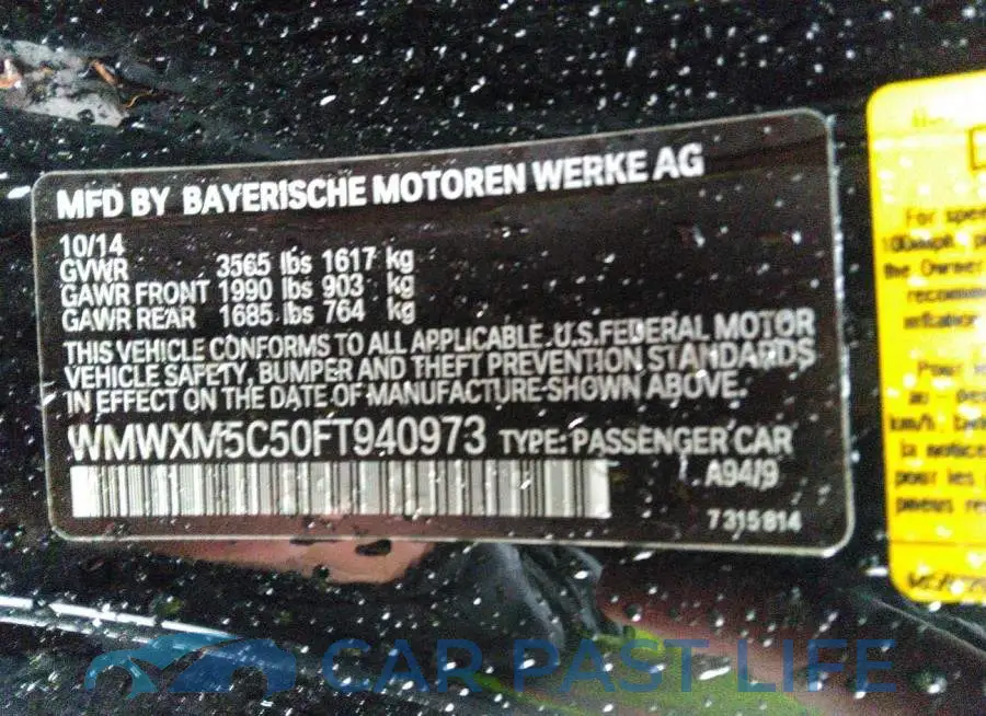 WMWXM5C50FT940973# 9