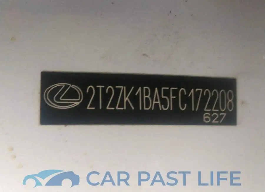 2T2ZK1BA5FC172208# 9