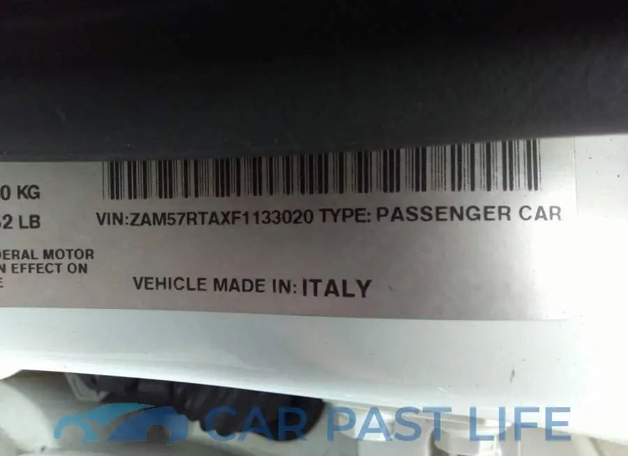 ZAM57RTAXF1133020# 9