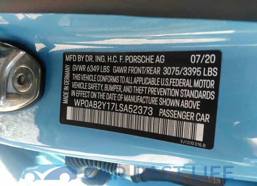 WP0AB2Y17LSA52373# 9