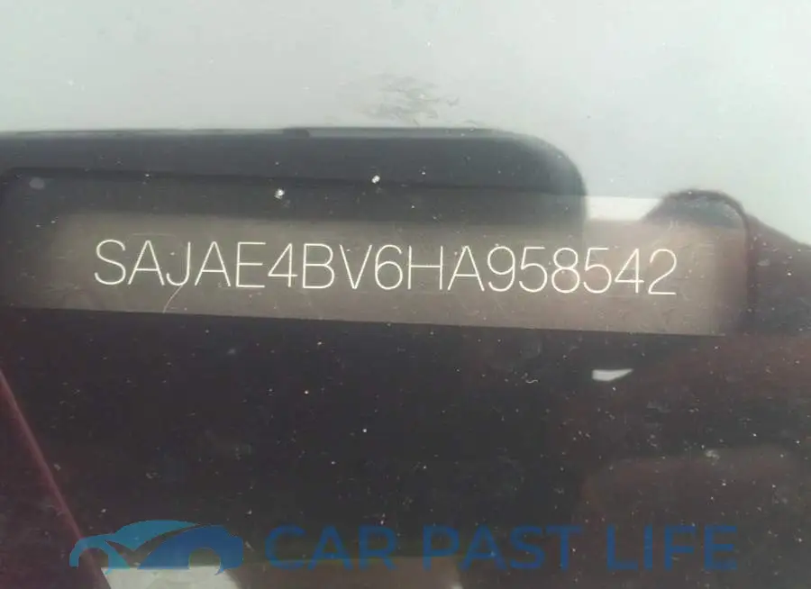 SAJAE4BV6HA958542# 9