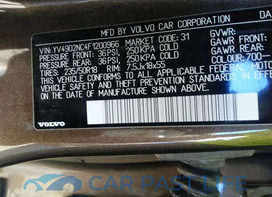 YV4902NC4F1200966# 9