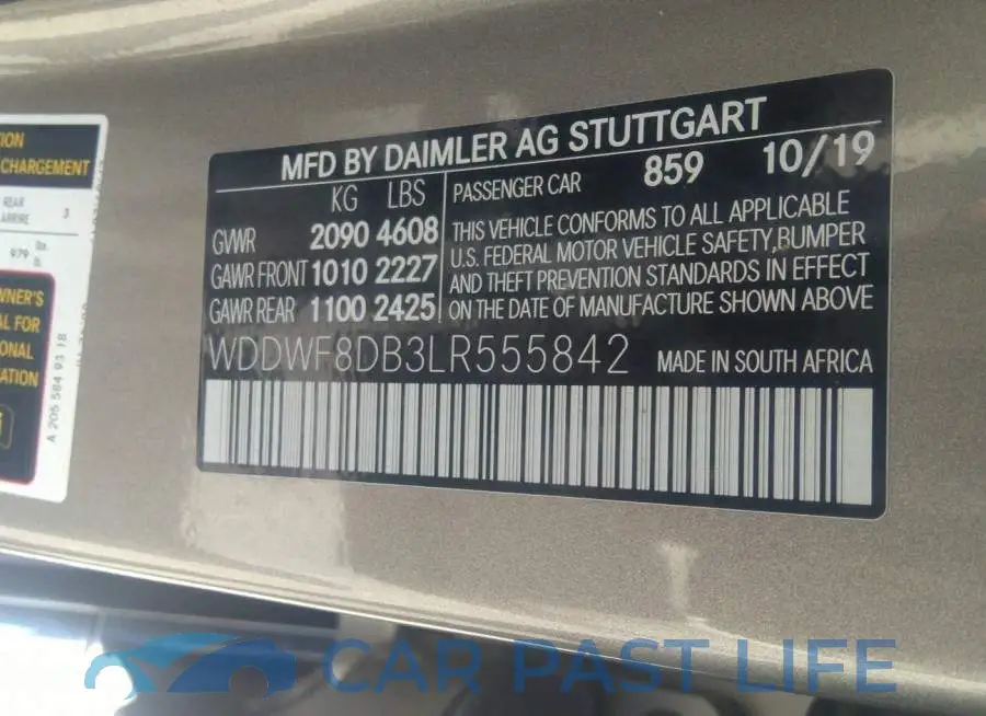 WDDWF8DB3LR555842# 9