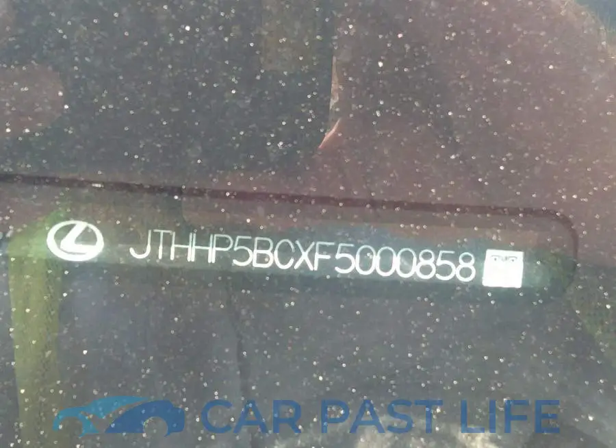 JTHHP5BCXF5000858# 9
