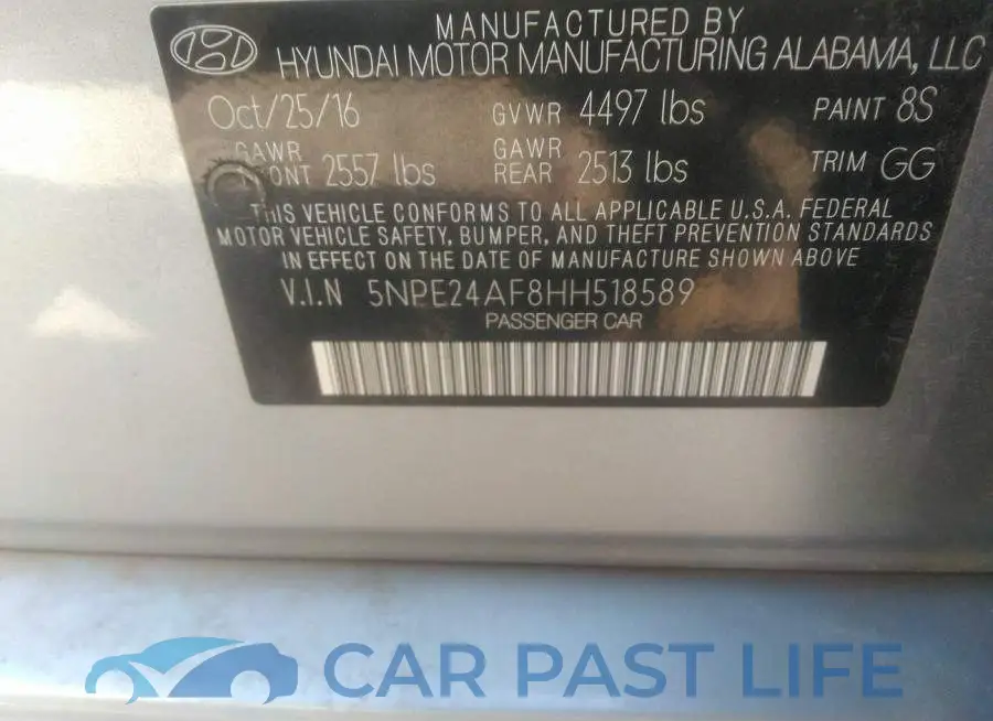 5NPE24AF8HH518589# 9