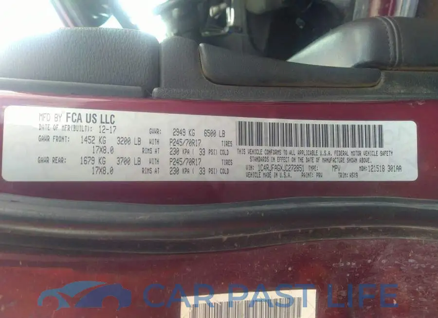 1C4RJFAGXJC272851# 9