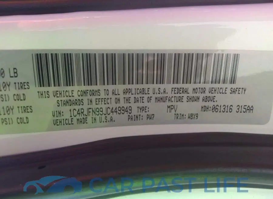 1C4RJFN99JC449949# 9