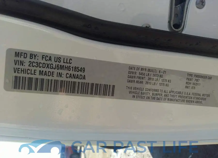 2C3CDXGJ6MH618549# 9