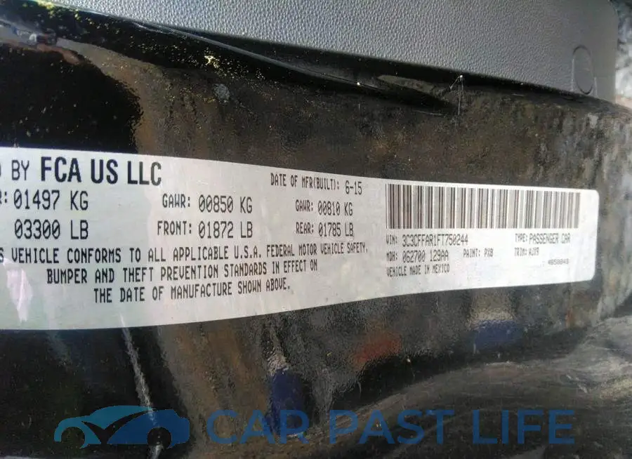 3C3CFFAR1FT750244# 9