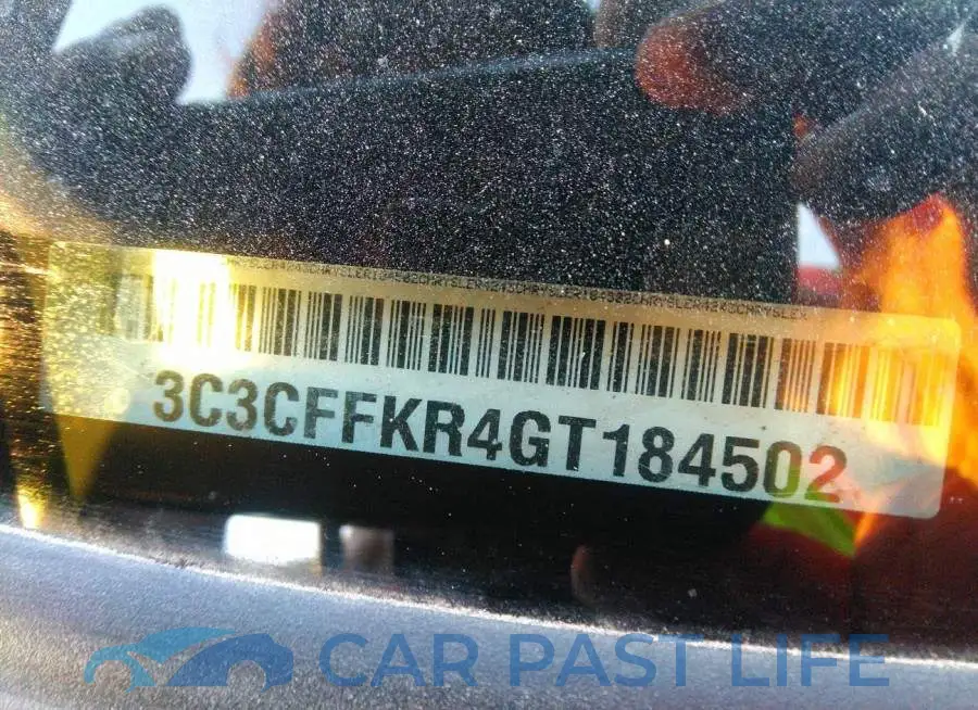 3C3CFFKR4GT184502# 9