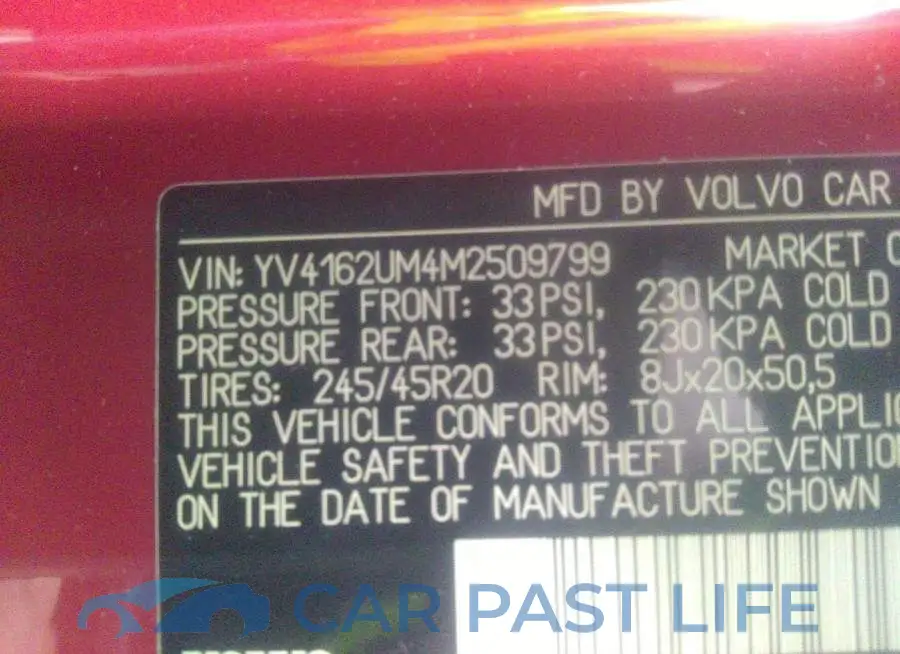 YV4162UM4M2509799# 9