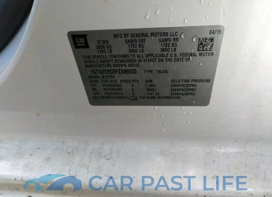 1GTV2TEC8FZ306520# 9