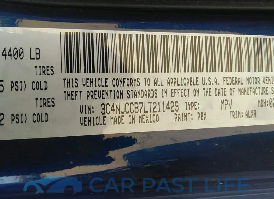 3C4NJCCB7LT211429# 9