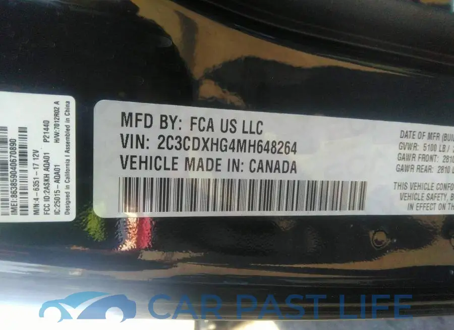 2C3CDXHG4MH648264# 9