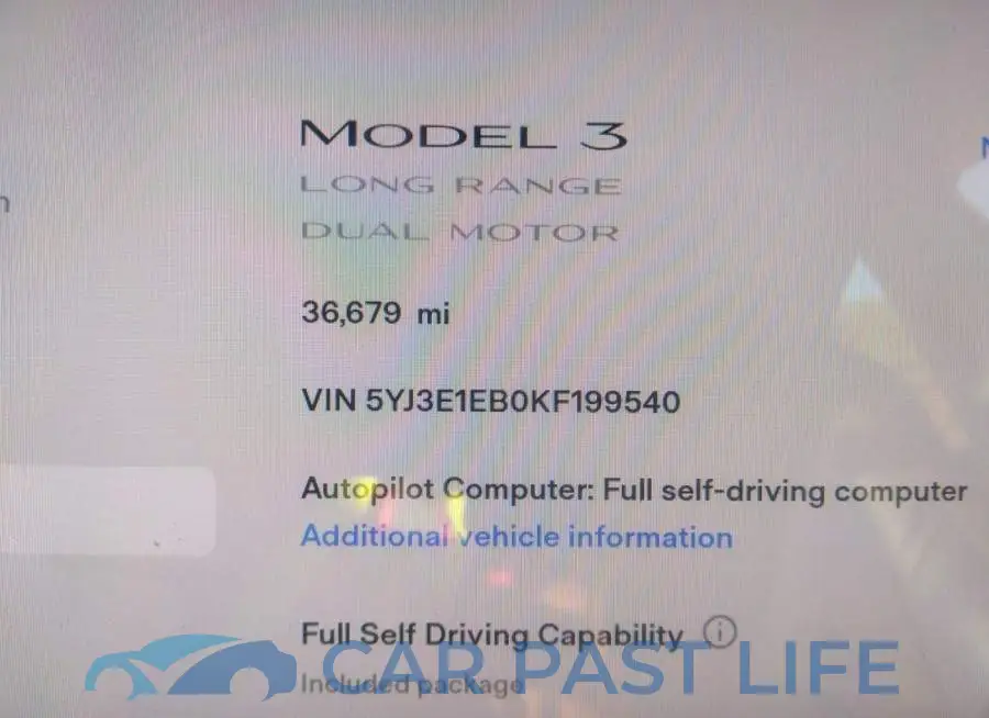 5YJ3E1EB0KF199540# 9