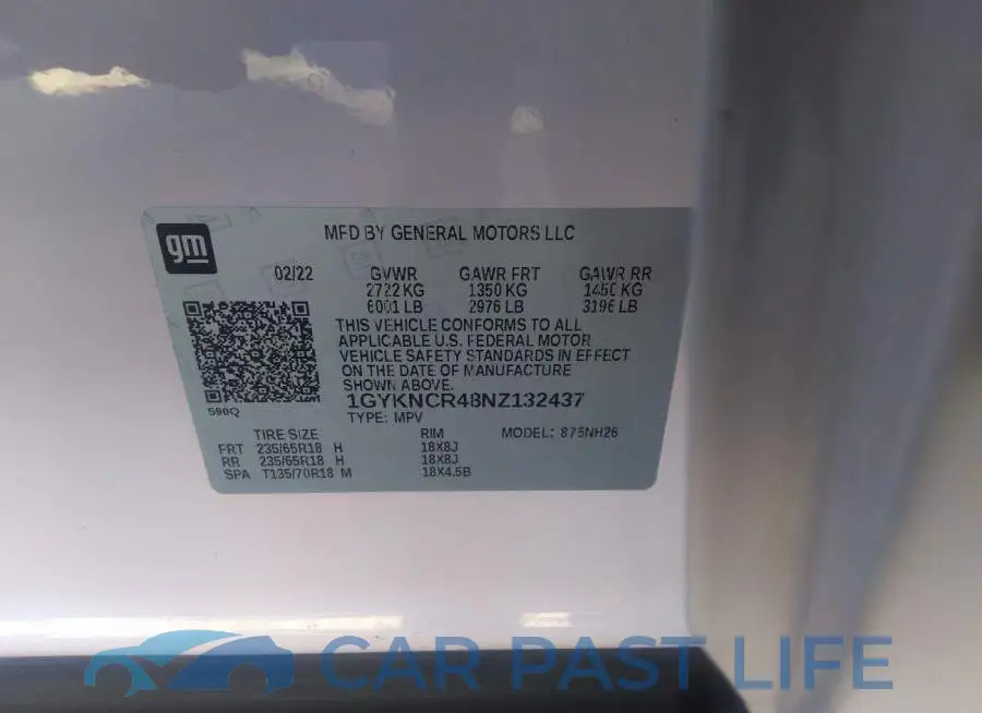 1GYKNCR48NZ132437# 9