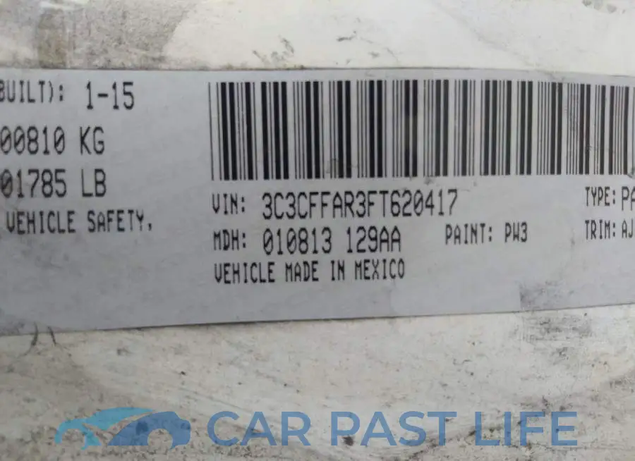 3C3CFFAR3FT620417# 9