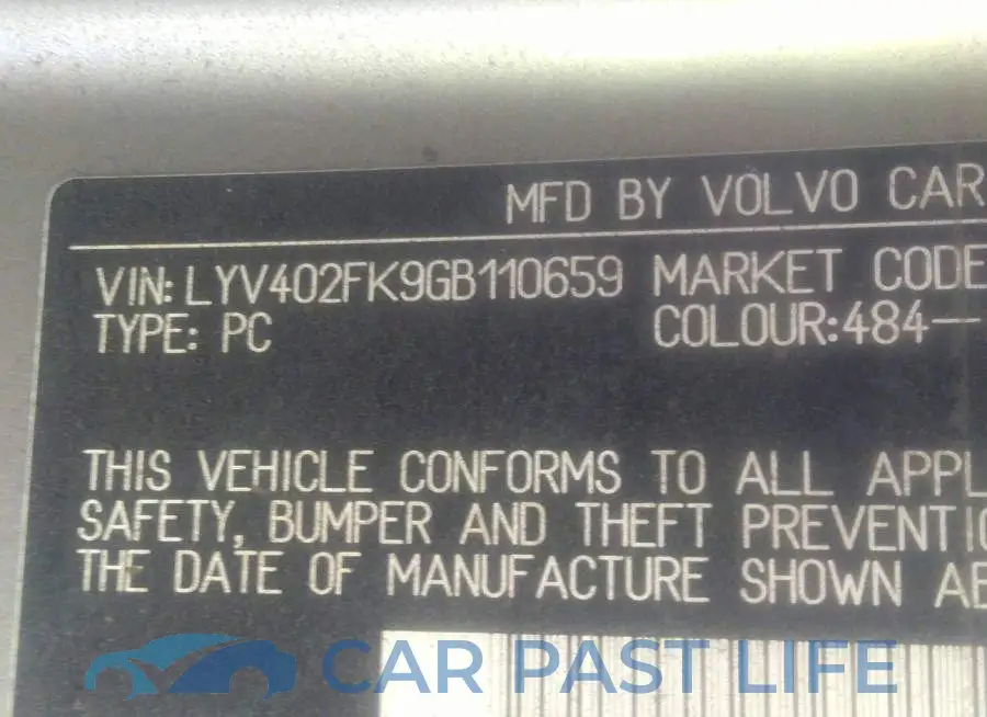 LYV402FK9GB110659# 9
