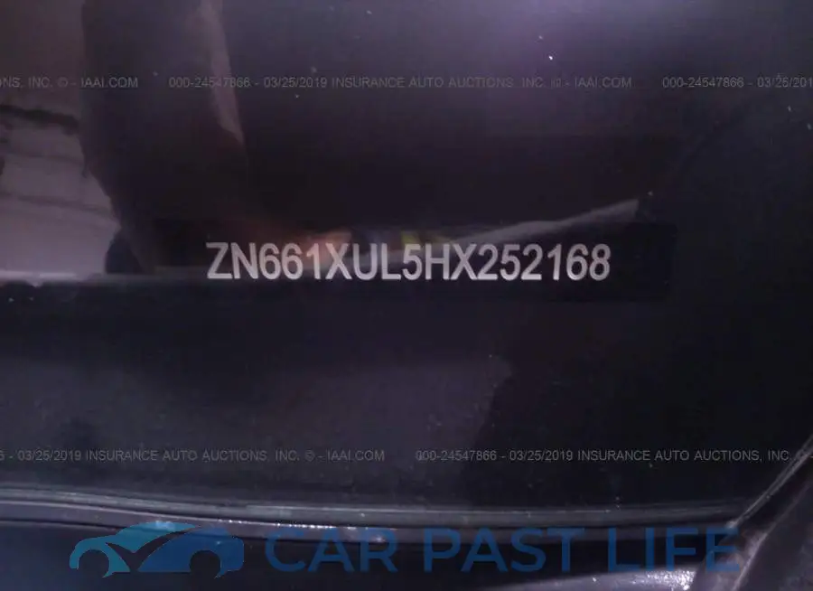 ZN661XUL5HX252168# 9
