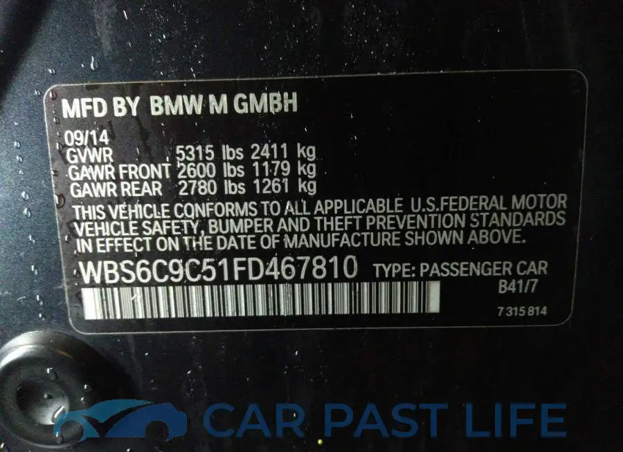 WBS6C9C51FD467810# 9