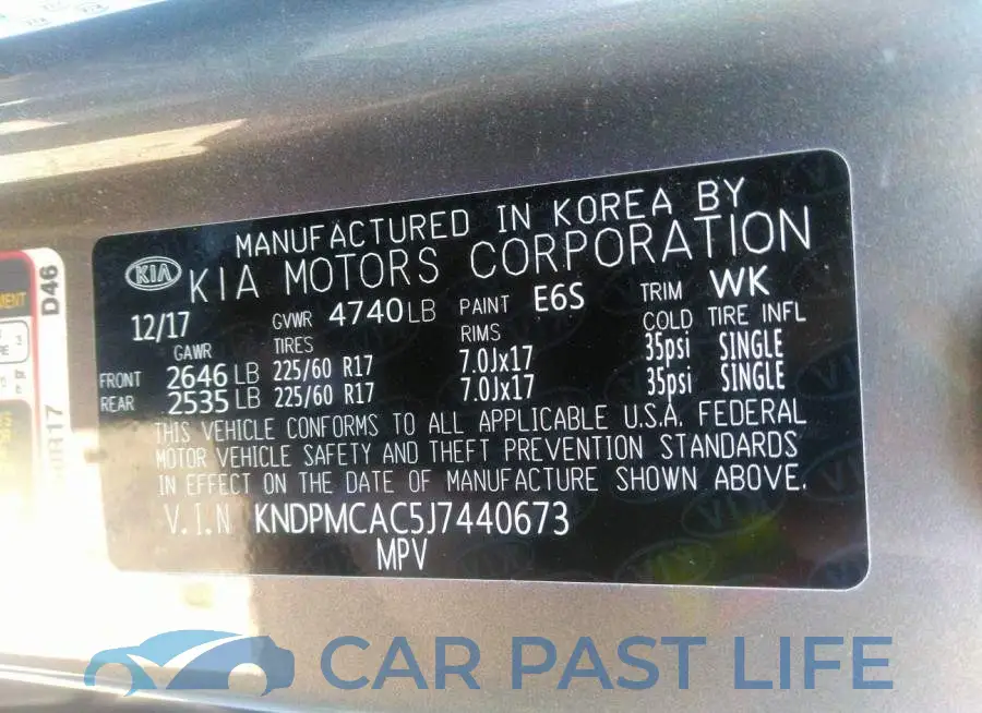 KNDPMCAC5J7440673# 9