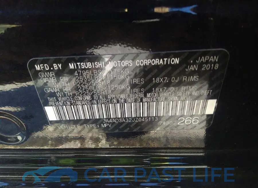 JA4AD3A32JZ045113# 9