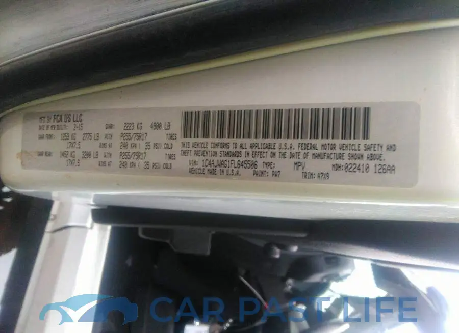 1C4AJWAG1FL645506# 9