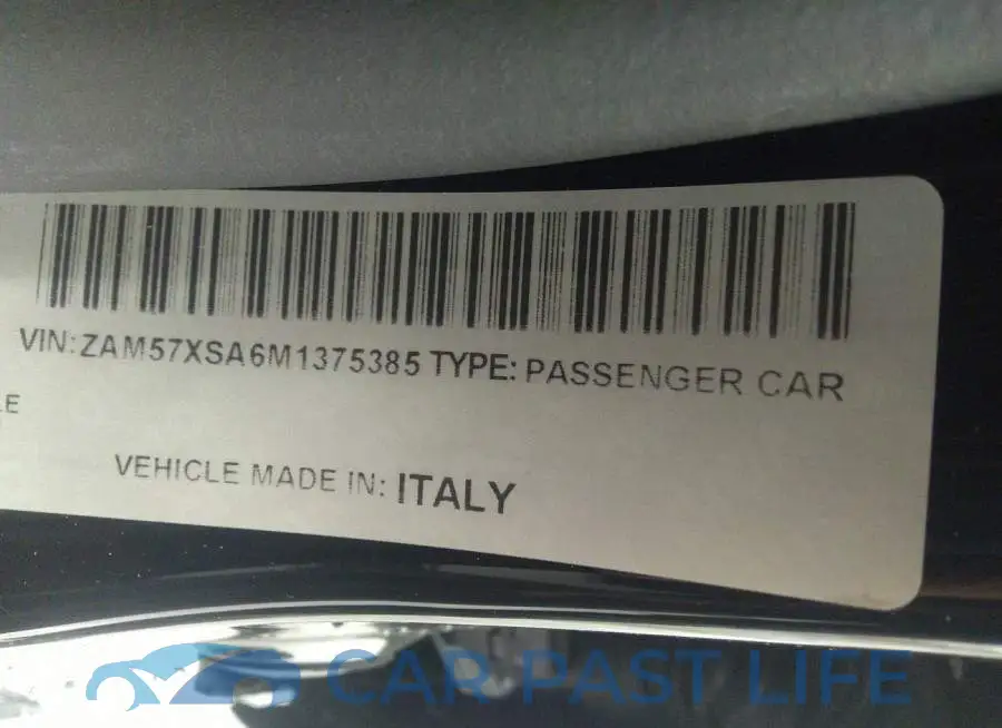 ZAM57XSA6M1375385# 9