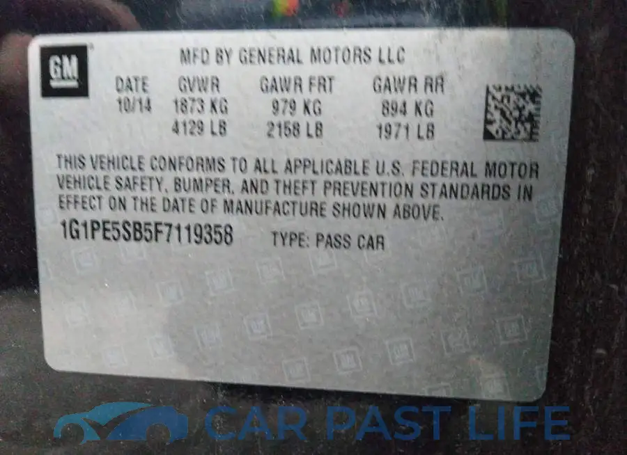 1G1PE5SB5F7119358# 9