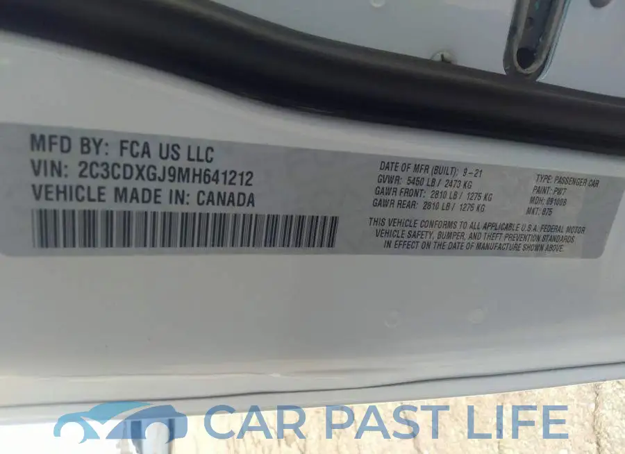 2C3CDXGJ9MH641212# 9