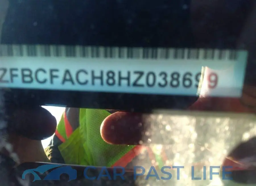 ZFBCFACH8HZ038699# 9