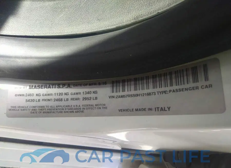 ZAM57RSS0H1216873# 9