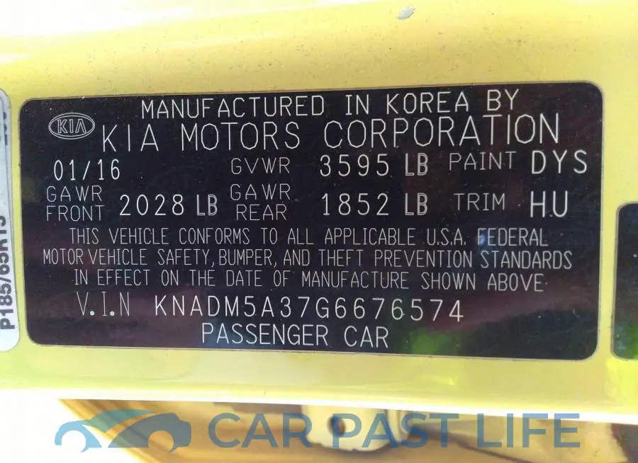 KNADM5A37G6676574# 9